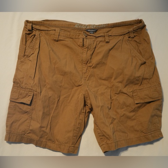 Eddie Bauer Men's Brown Cargo Shorts - Picture 2 of 4